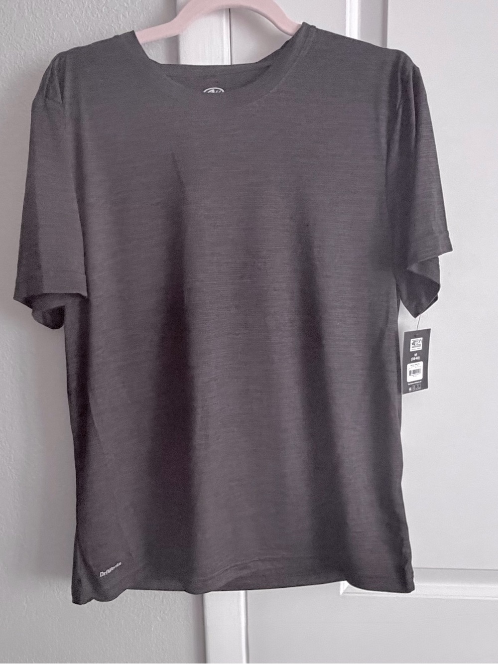 3 pack Men's Crew Neck Short Sleeve T-Shirt — light black